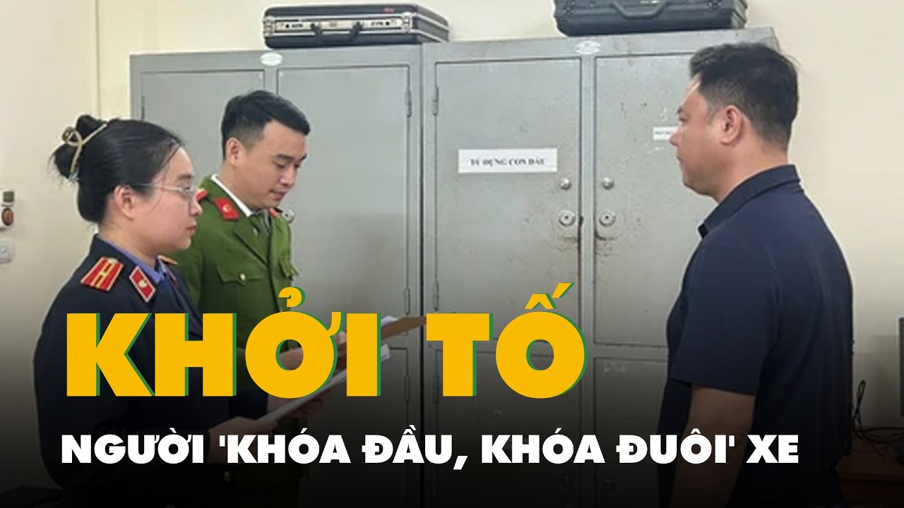 Người 'khóa đầu, khóa đuôi' xe ngày mùng 2 Tết bị khởi tố