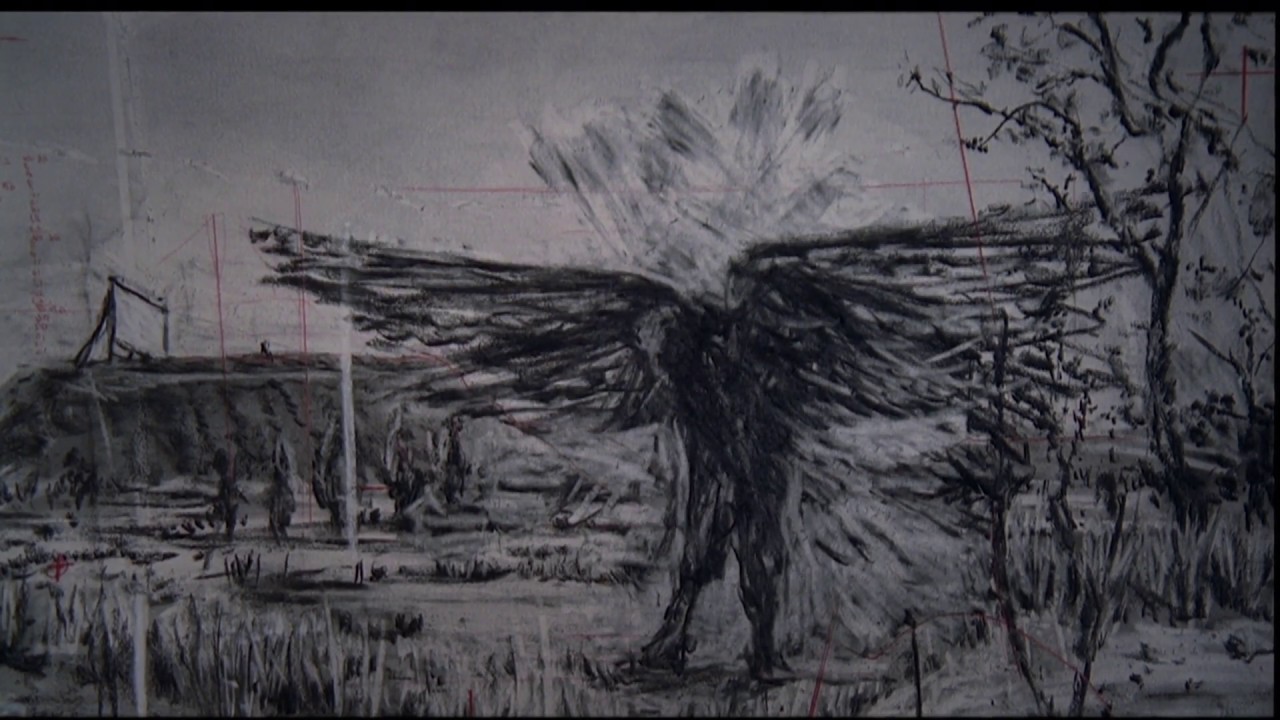 Schubert: Winterreise (Die Krähe) - Matthias Goerne/Visualized by William Kentridge
