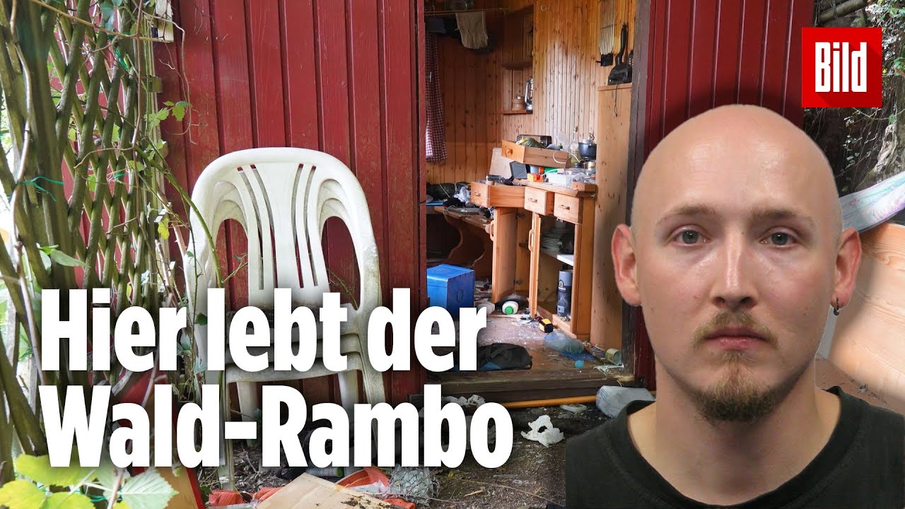 So sieht es in der H&uuml;tte von dem gesuchten Yves Rausch aus | Oppenheim