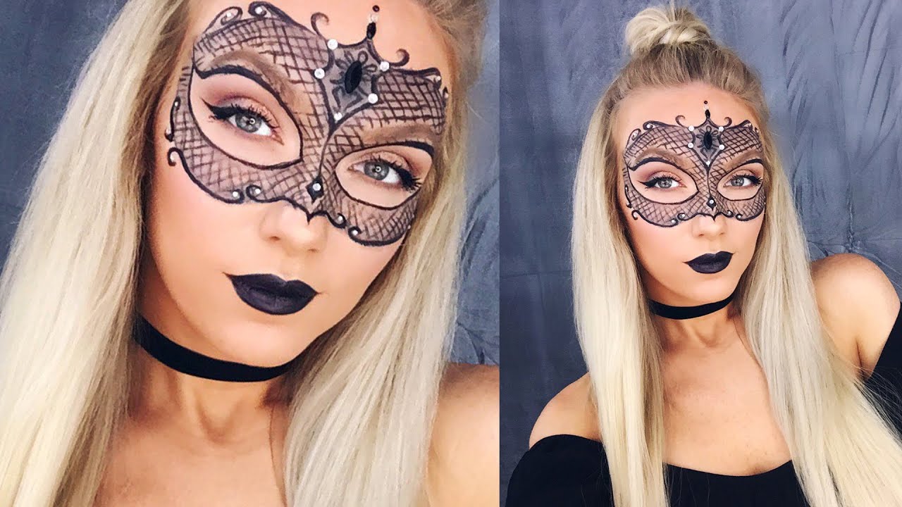 MASQUERADE MASK MAKEUP! | HALLOWEEN TUTORIAL