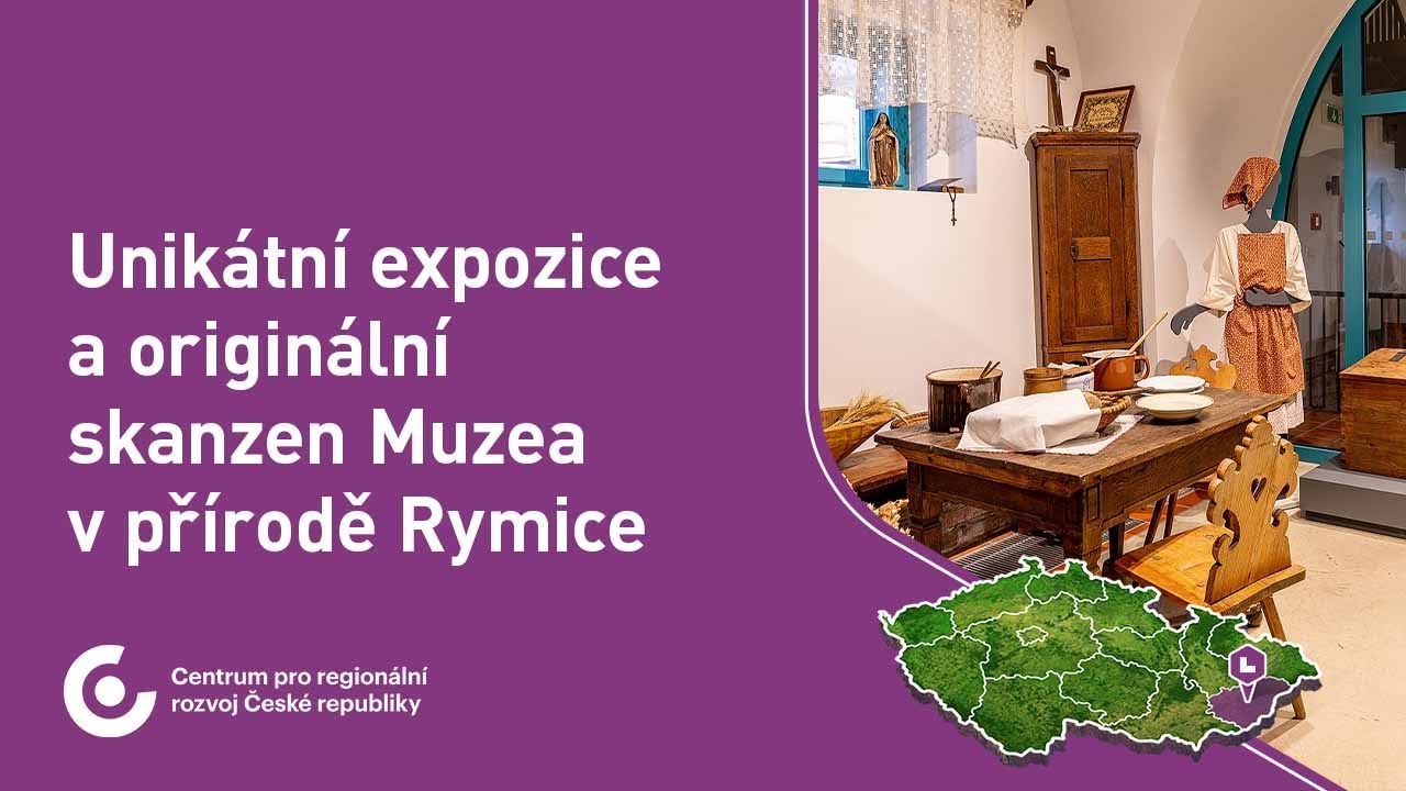 Unikátní expozice a originální skanzen Muzea v přírodě Rymice