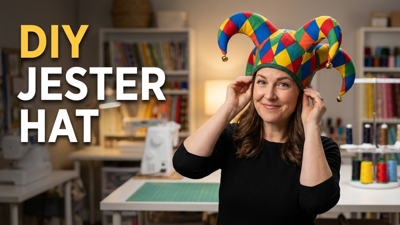 How to Sew a Jester Hat 🎭 | DIY Sewing Tutorial with PDF Pattern