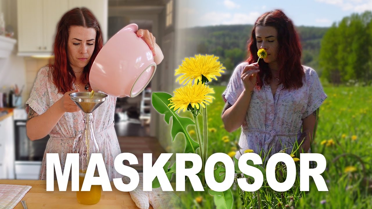 GÖR EGEN MASKROSSIRAP & MASKROSSAFT 🍯🧃 Veganskt