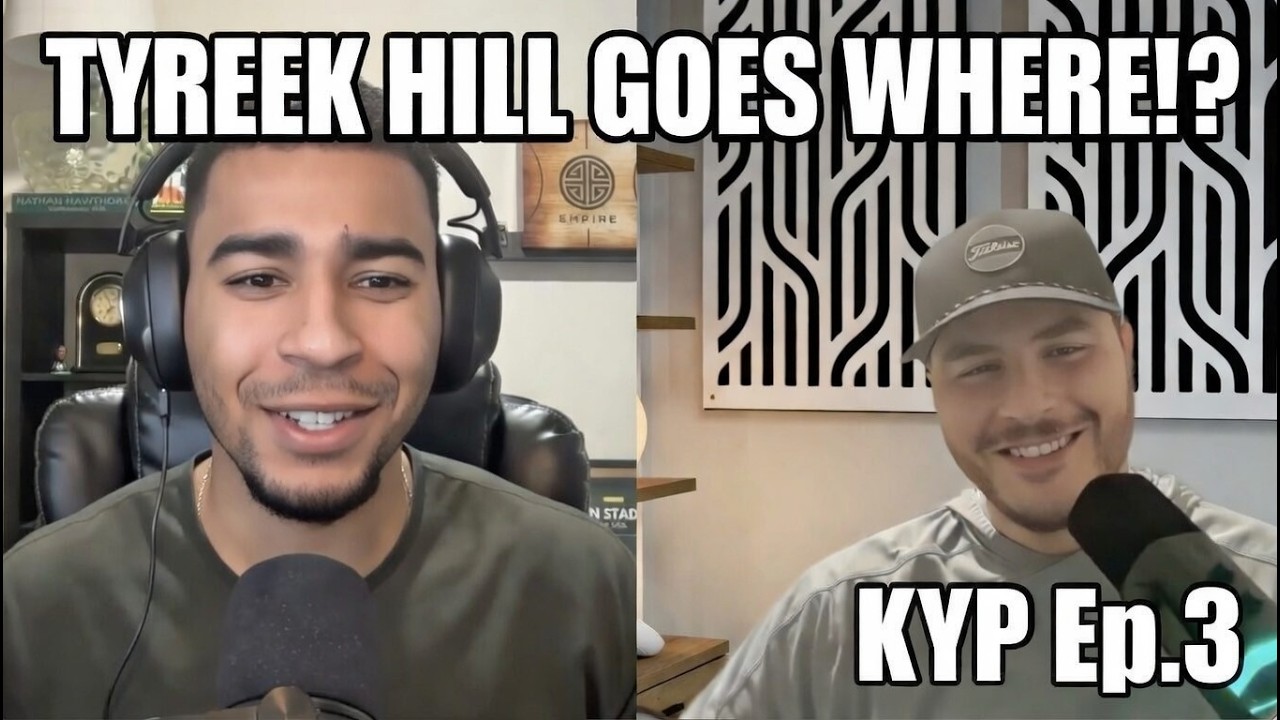 KYP - Ep #3 - Tyreek Hill's Future, Kirk Cousins Options, and Slow Pace at Pebble