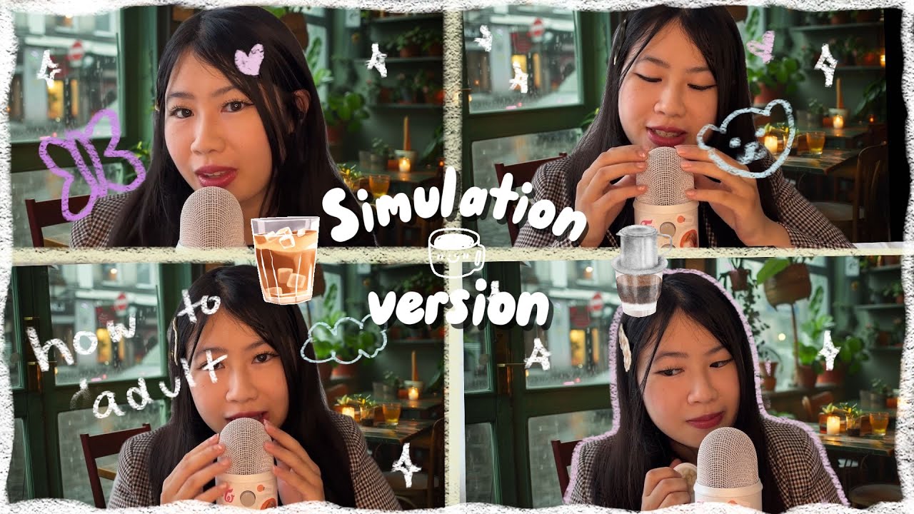 ASMR How to study or learn any skill effectively but youre at a cafe on a rainy day