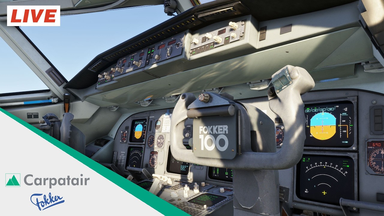 Checking out the Fokker update! EKCH-EKRN | MSFS2024 - Just Flight F100 | VATSIM
