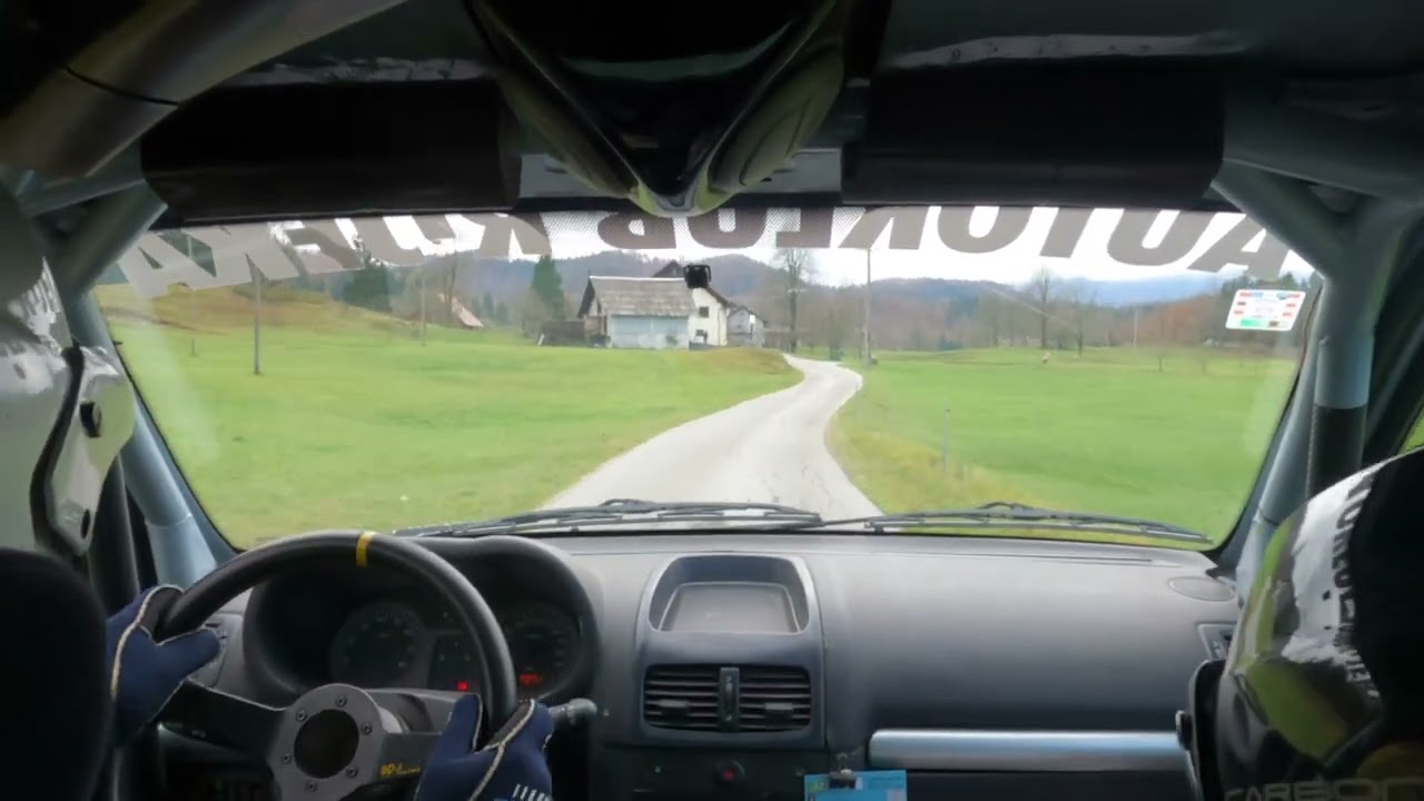 03 Zadlog 2 - Rally Idrija 2023 - Tomas Hrvatin, Đani Simčić - Renault Clio N3