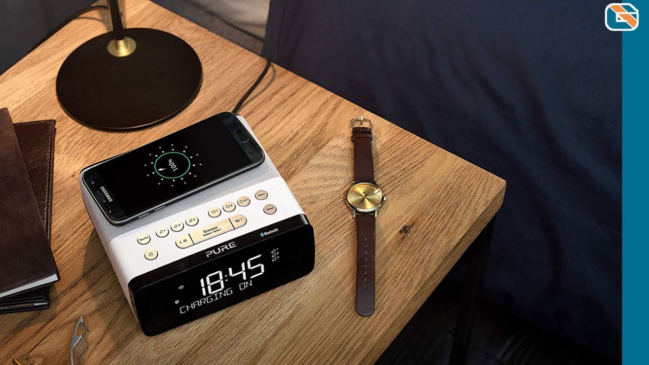 Bluetooth-динамик Pure Siesta Charge DAB+ FM с беспроводным зарядным устройством Qi