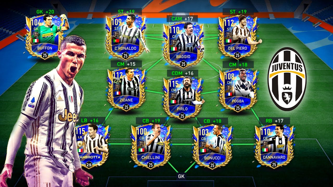 I Made Best Ever Juventus - We have Ronaldo, Zidane, Pirlo - FIFA Mobile 22