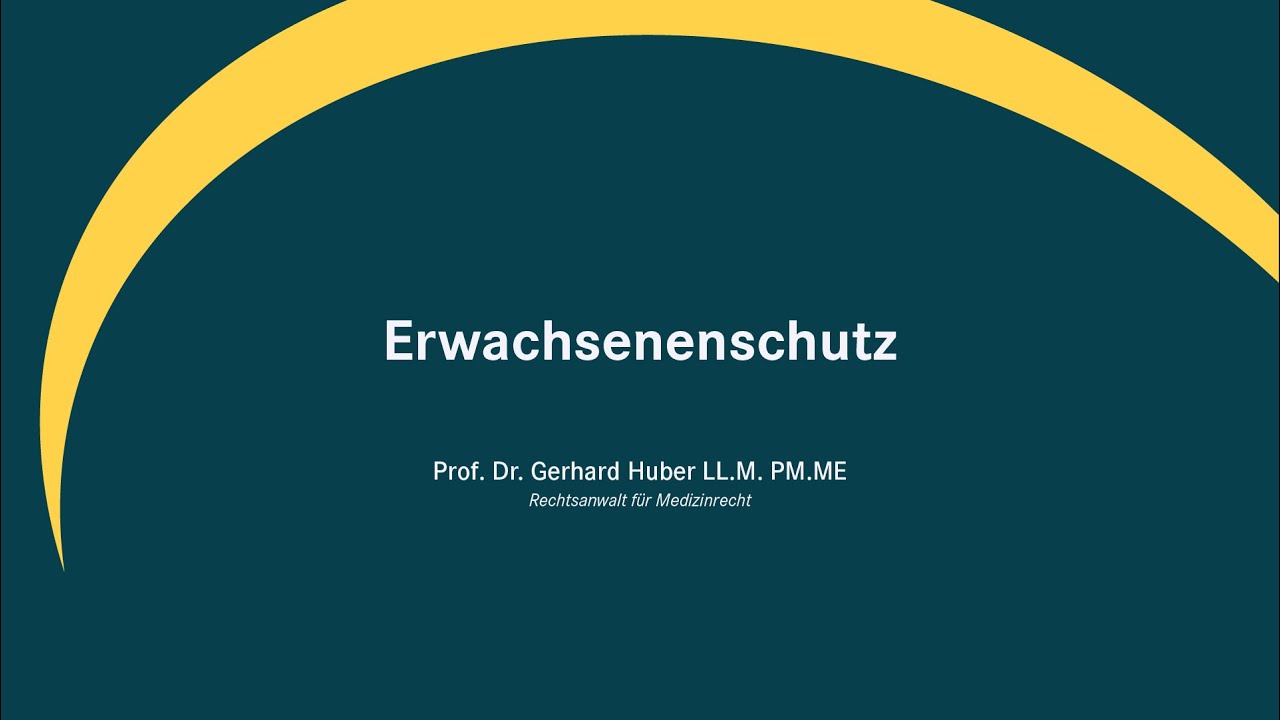 M9 Erwachsenenschutzgesetz - Grundlagen