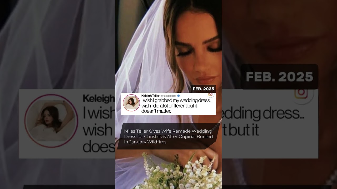 Miles Teller surprised his wife Keleigh Teller with an emotional Christmas gift, a remade version of