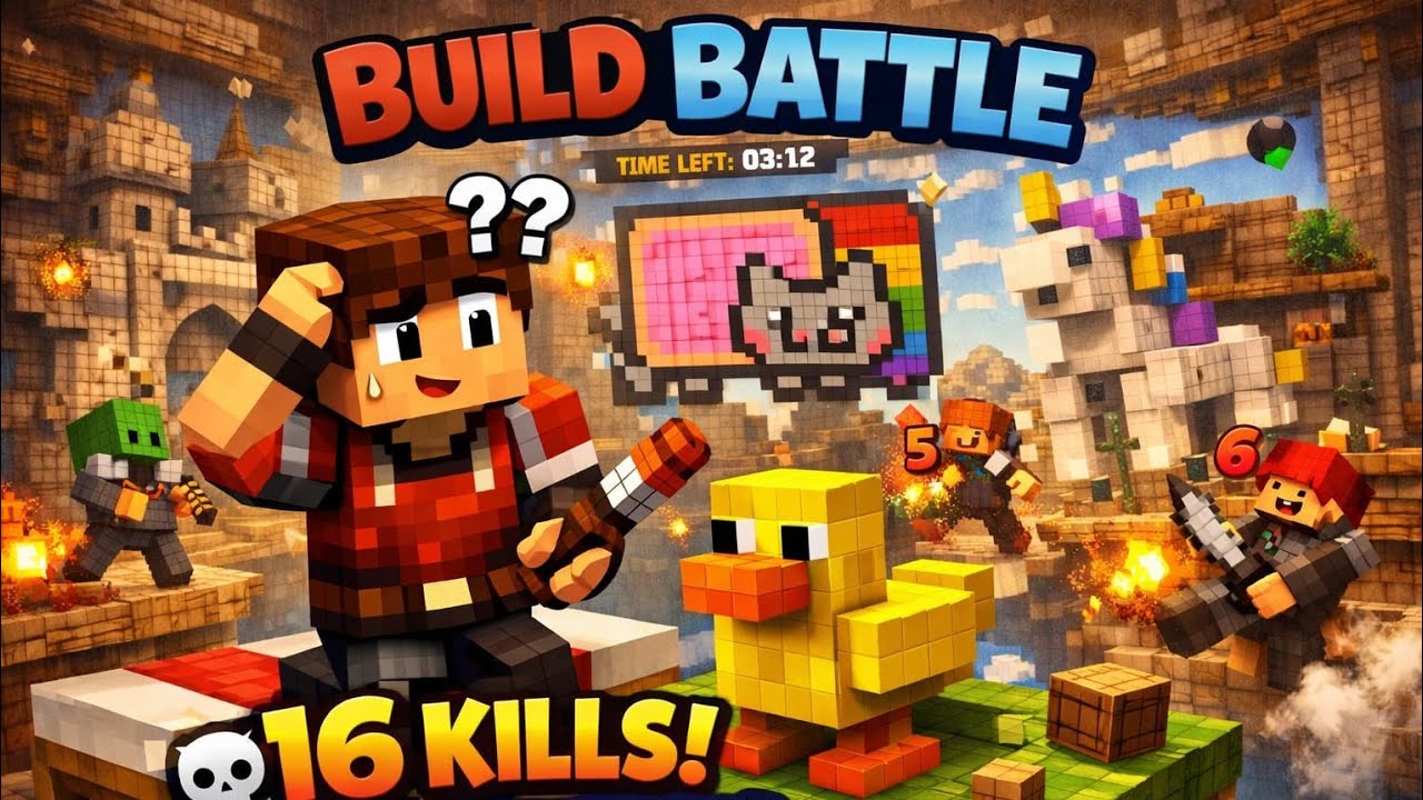 FIRST TIME PLAYING BUILD BATTLE