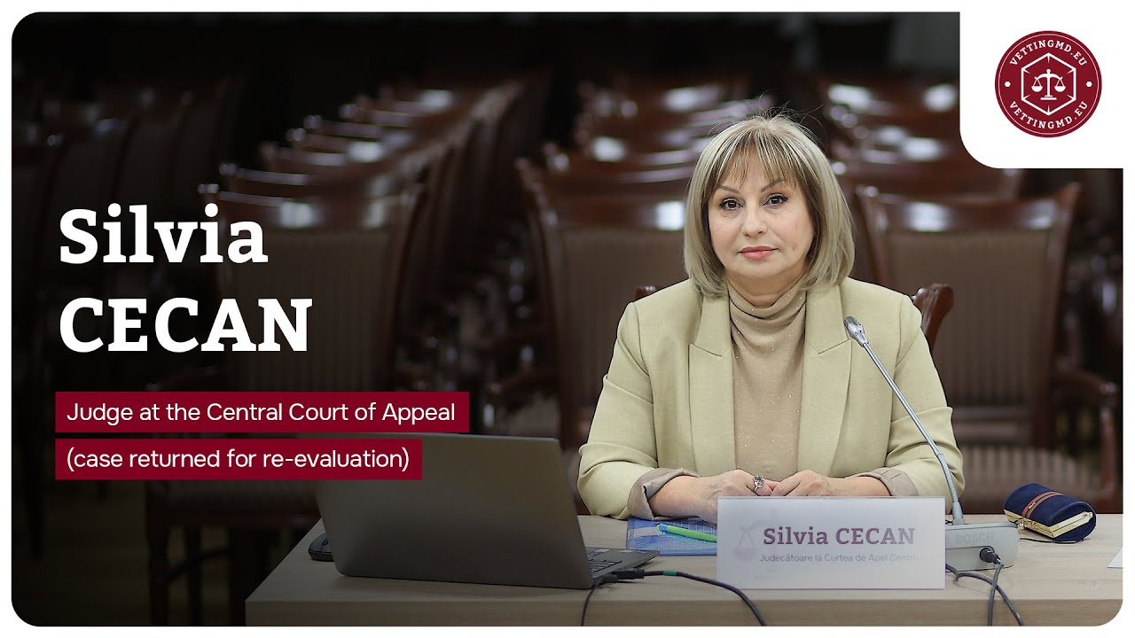 Reevaluation | Hearing of judge Silvia Cecan from the Central Court of Appeal