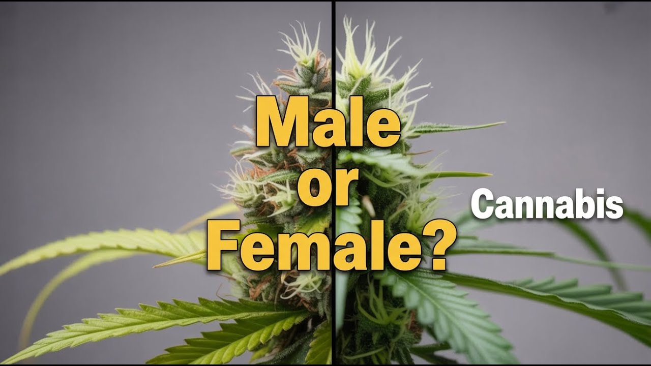 Female Cannabis Plants Look Like This (Male Looks Like That)