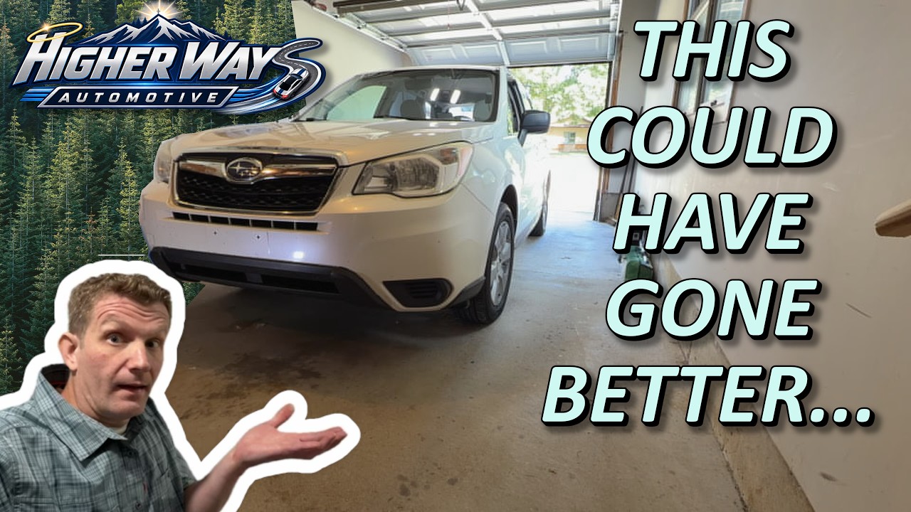 Subaru CVT Fluid change - simple and easy...until...