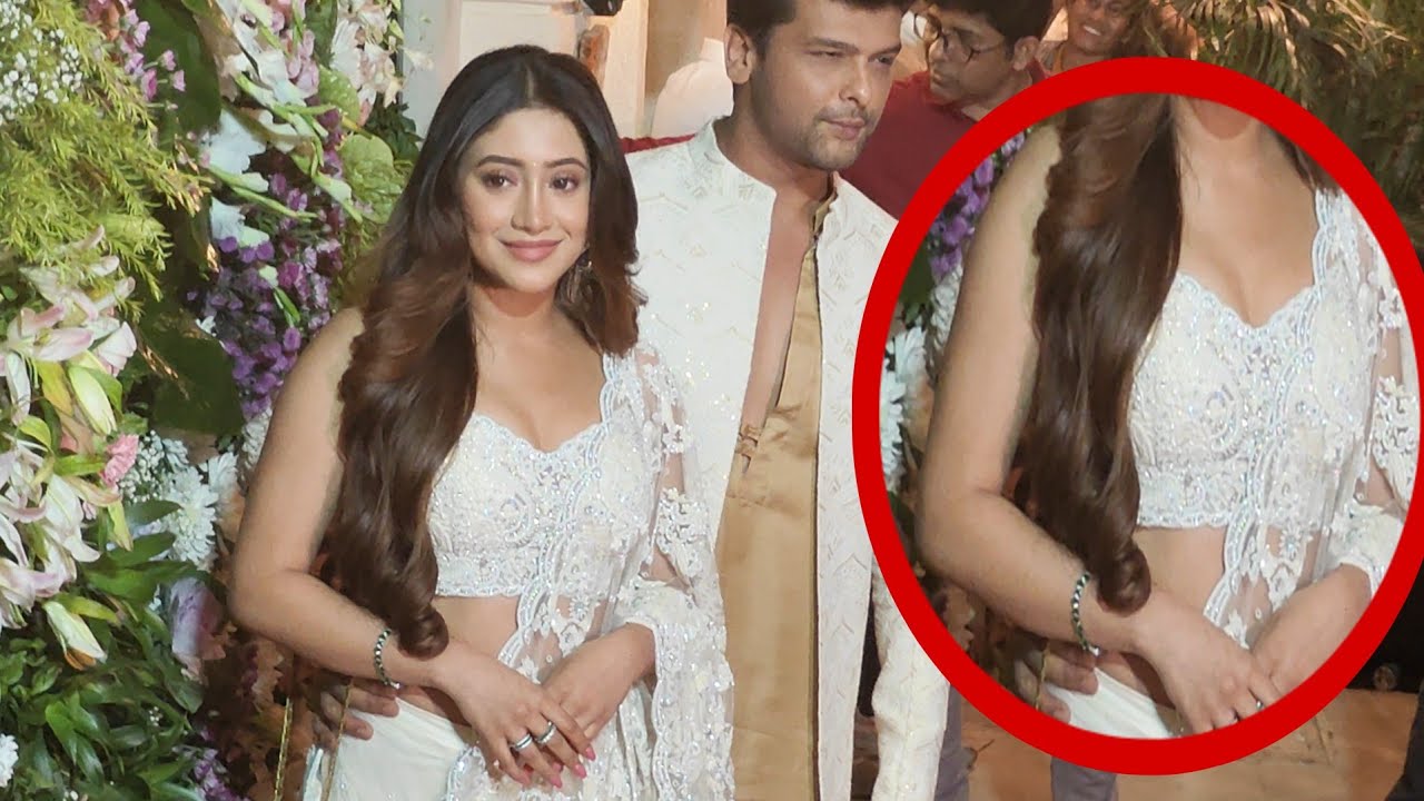 Shivangi Joshi With Kushal Tandon Looks Beautiful Couple At Ekta Kapoor DiwaliParty 2023 | Shivangi