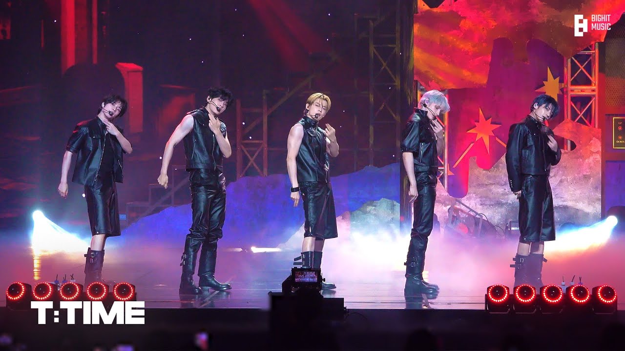 ‘Upside Down Kiss’ stage @ 'The Star Chapter: TOGETHER' COMEBACK SHOWCASE | T:TIME | TXT (투모로우바이투게더)