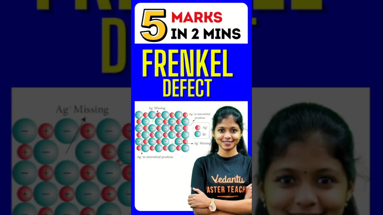12th Chemistry |Frenkel Defect |Public Exam Important Questions 2025 |Shravanee Mam