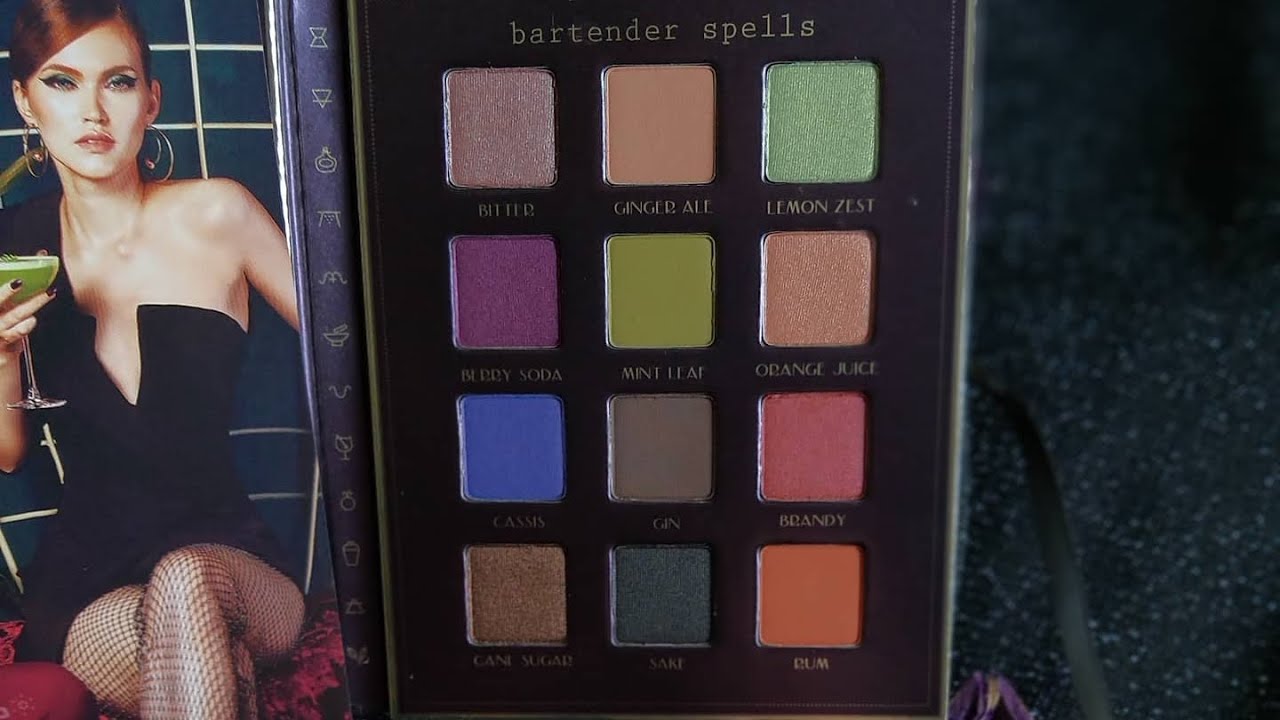 🍸BARTENDER SPELLS🍸 Nuova palette #nevecosmetics