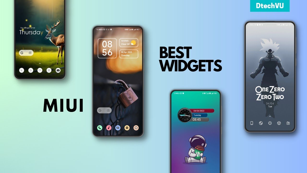 Best MIUI Widgets to Customize MIUI 😍 | MIUI Themes with Best Widgets