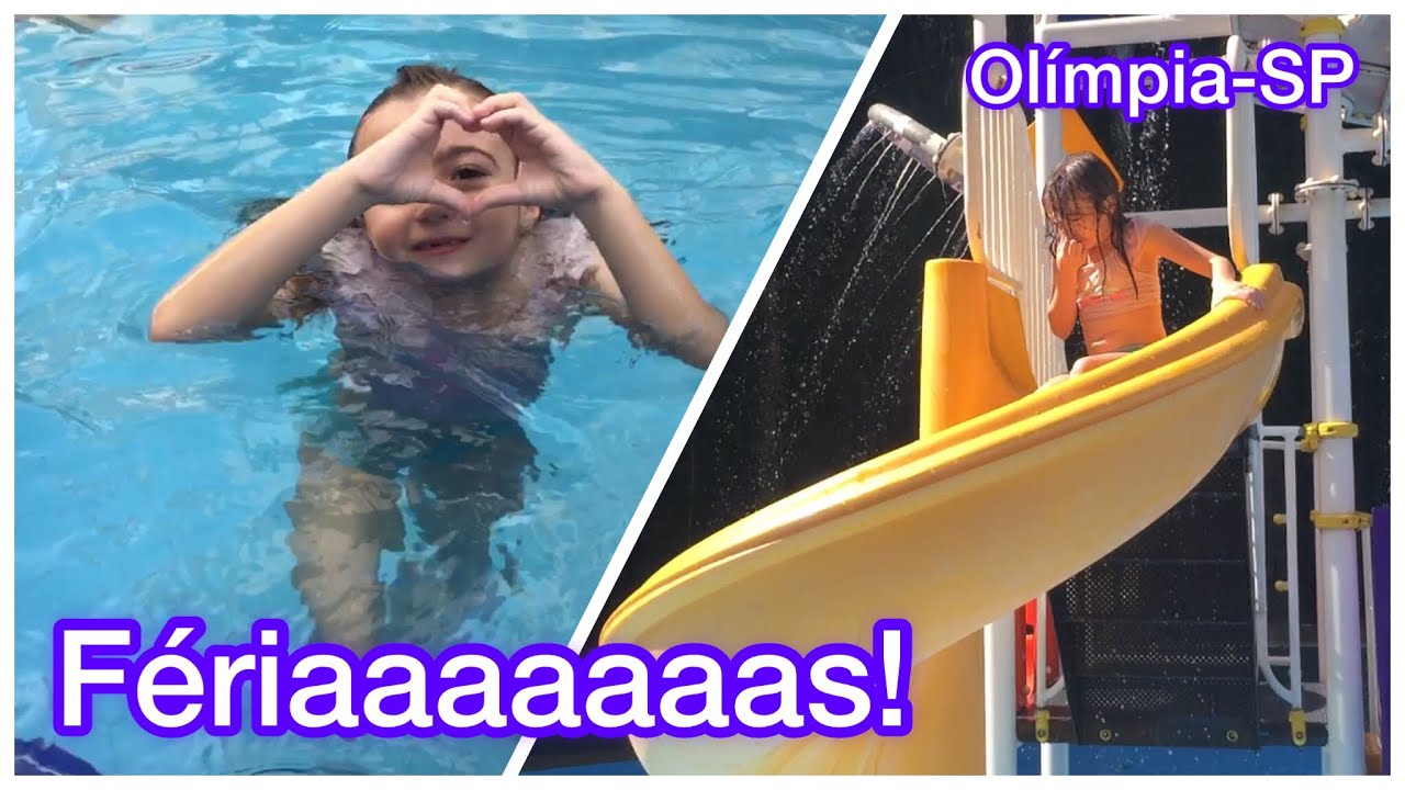 Férias na piscina! - Hotel Enjoy Olímpia Park Resort