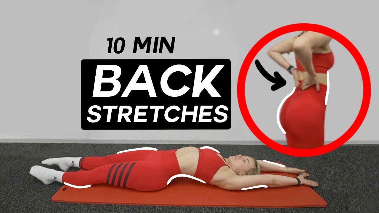 10 MINUTES BACK STRETCHES! (LOWER) BACK PAIN RELIEVE! #41