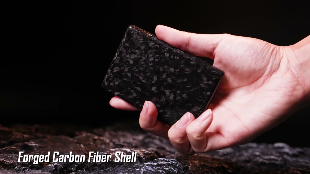 NITECORE Crafted in Forged Carbon Fiber Wireless Power Bank