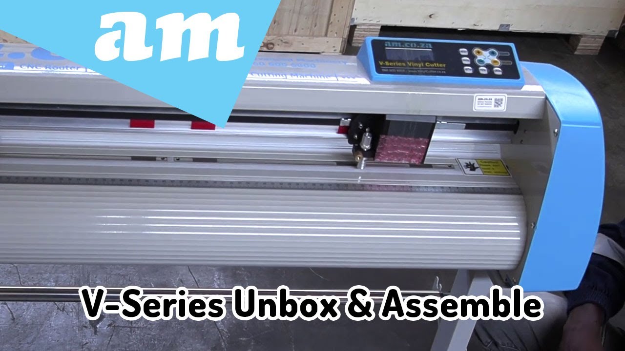 Vinyl Cutter Box Content, Unbox and Assemble V Series Vinyl Cutter Stands Step by Step Guide