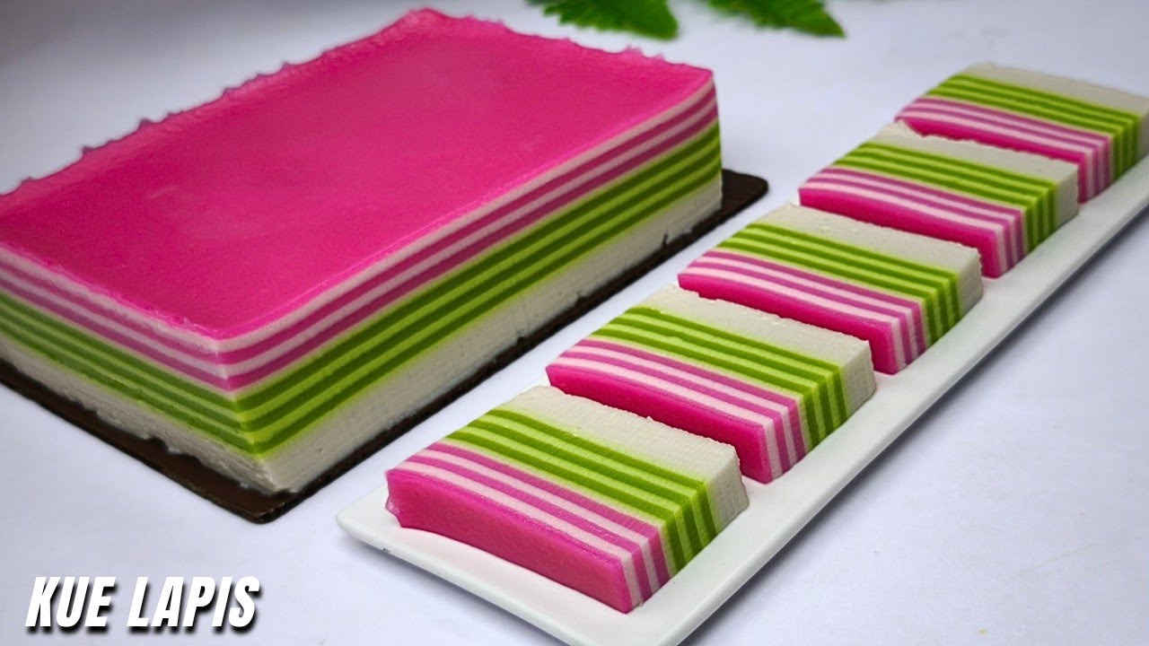 SELALU HABIS TAK BERSISA‼️KUE LAPIS BERAS TERENAK, LEMBUT & GAMPANG DI BUAT 