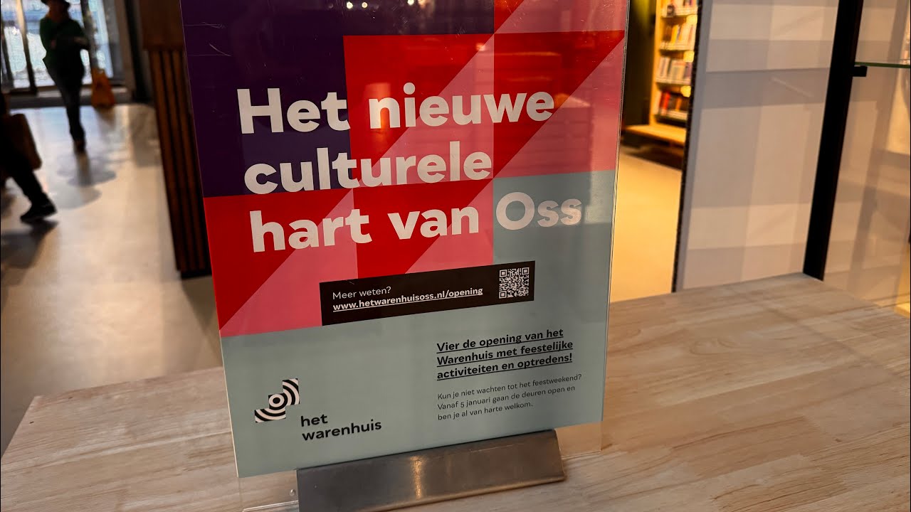Het Warenhuis: nieuw cultureel hart van Oss. Een juweeltje!