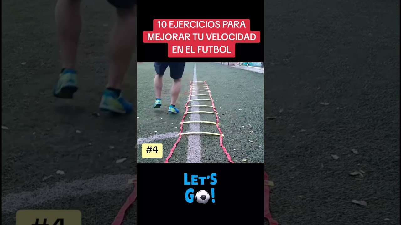 10 EJERCICIOS PARA MEJORAR TU VELOCIDAD EN EL FUTBOL | #soccer #futbol #football #agility #training 