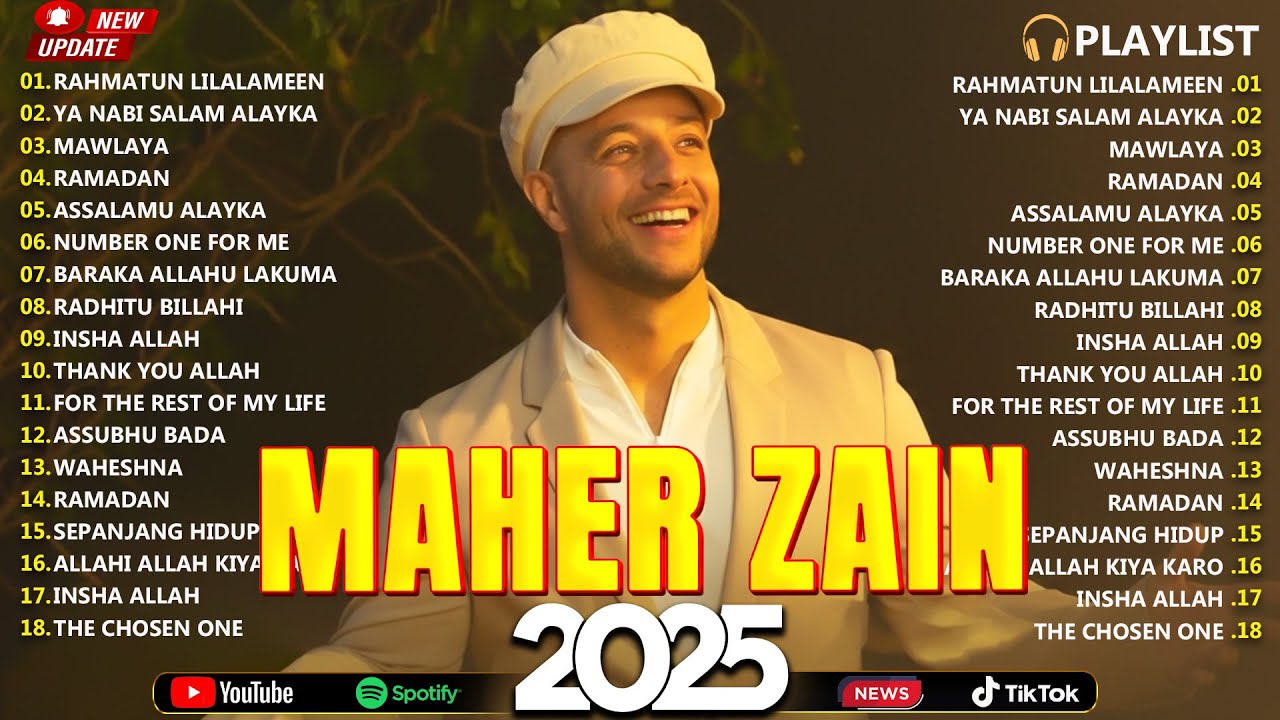 Maher Zain Full Album 2025 🌞 Top Arabic Songs 2025 🤲 أغاني ماهر زين التي يجب عليك الاستماع إليها