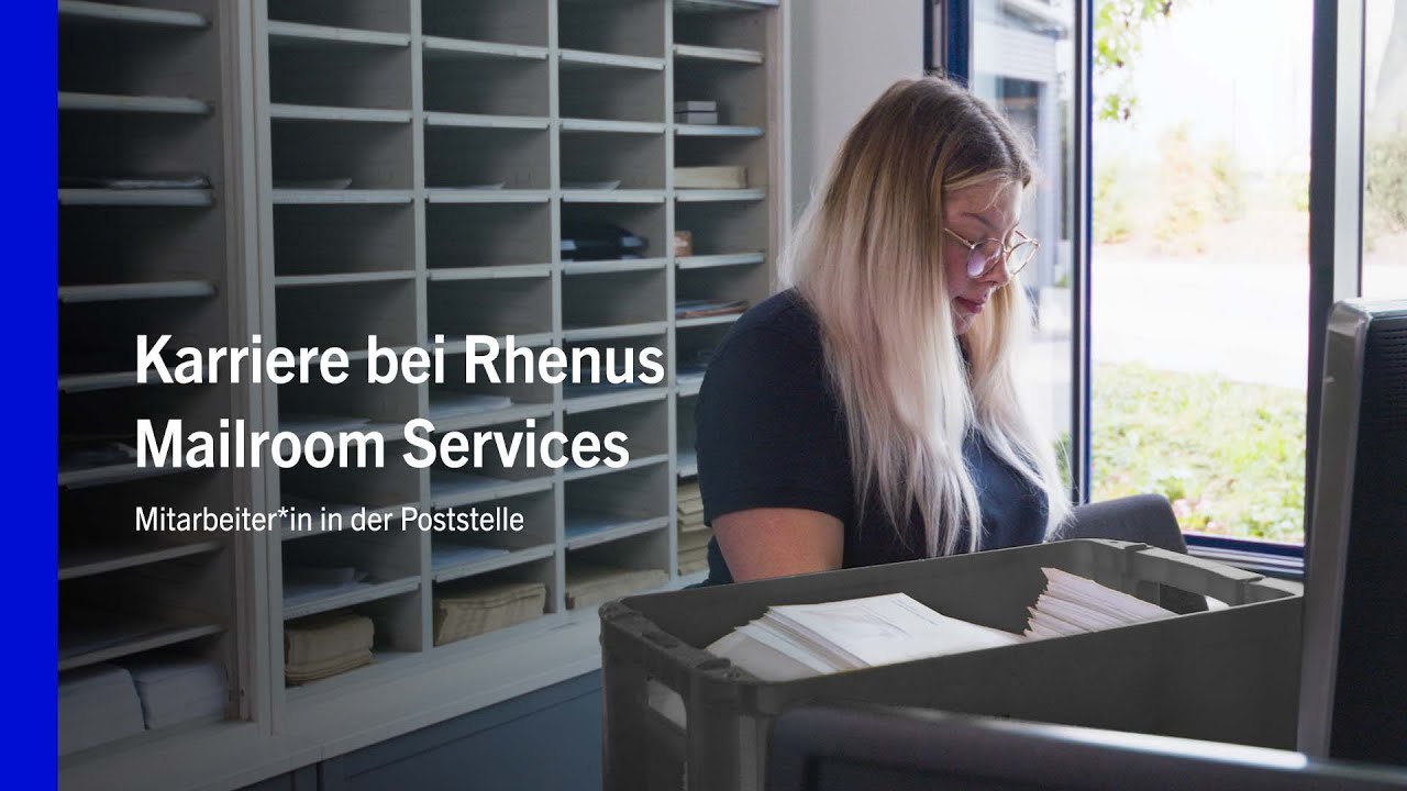 Werde Teil des Rhenus Mailroom Services-Teams