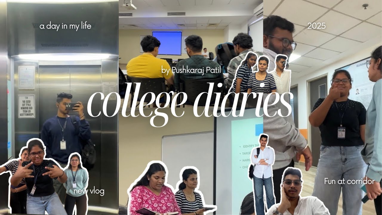 Last vlog of the 2025 | College vlog as a MBA student | Pushkaraj Patil 