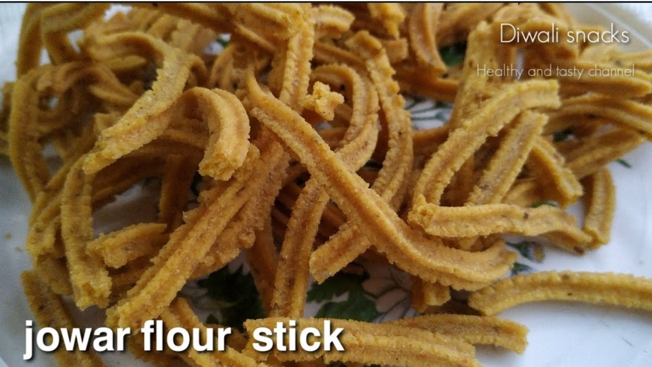 jowar flour sticks - jowar snacks - jowar flour recipes - diwali Nasta