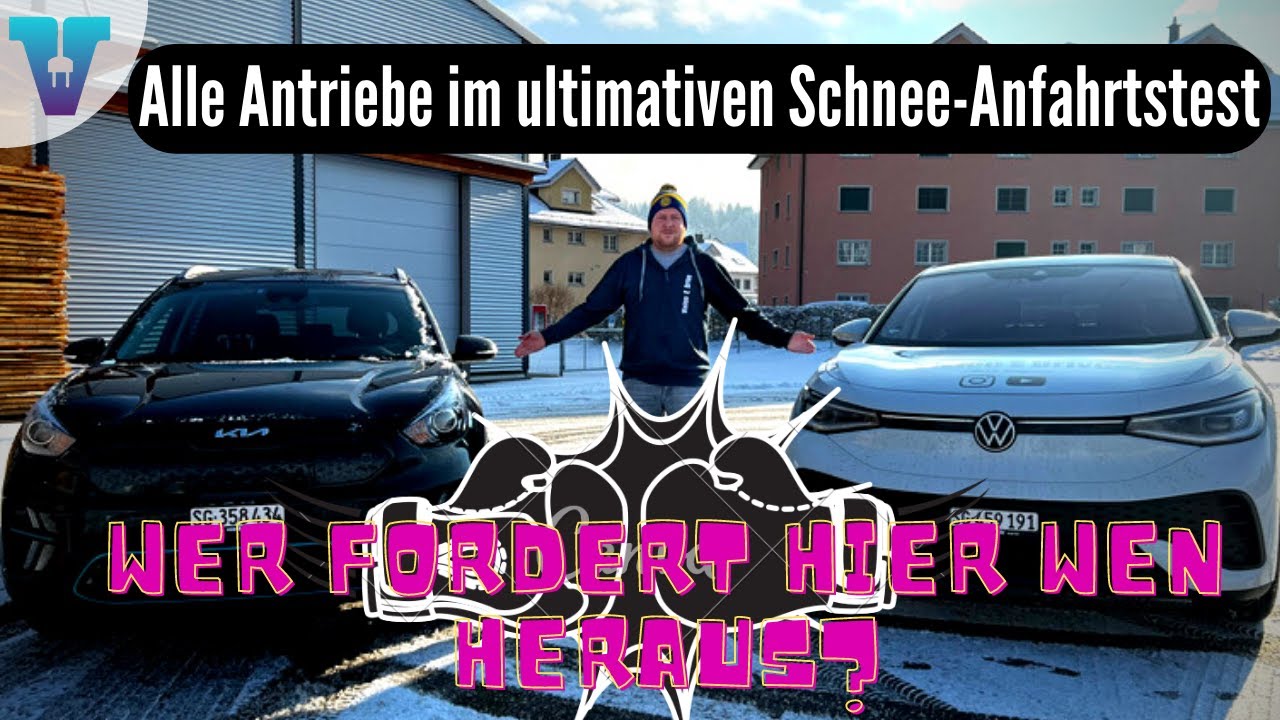 KIA E-Niro vs. VW ID.5 vs. Spezialgast - Das Duell RWD vs. FWD [Deutsch 4K] | Vision E Drive Nr.217