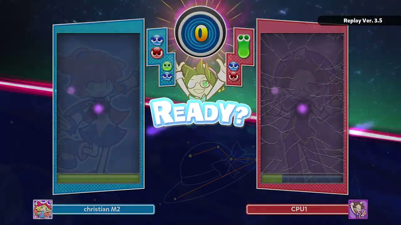 Puyo Puyo Tetris 2 PC Arle VS Klug Big Bang Mode New Years Day Special
