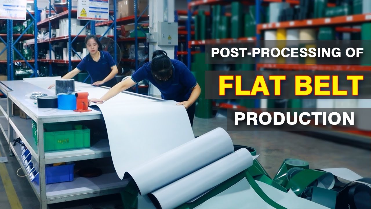 Yiheda Production Belt Post-processing.How Chinese factories produce flat belts.