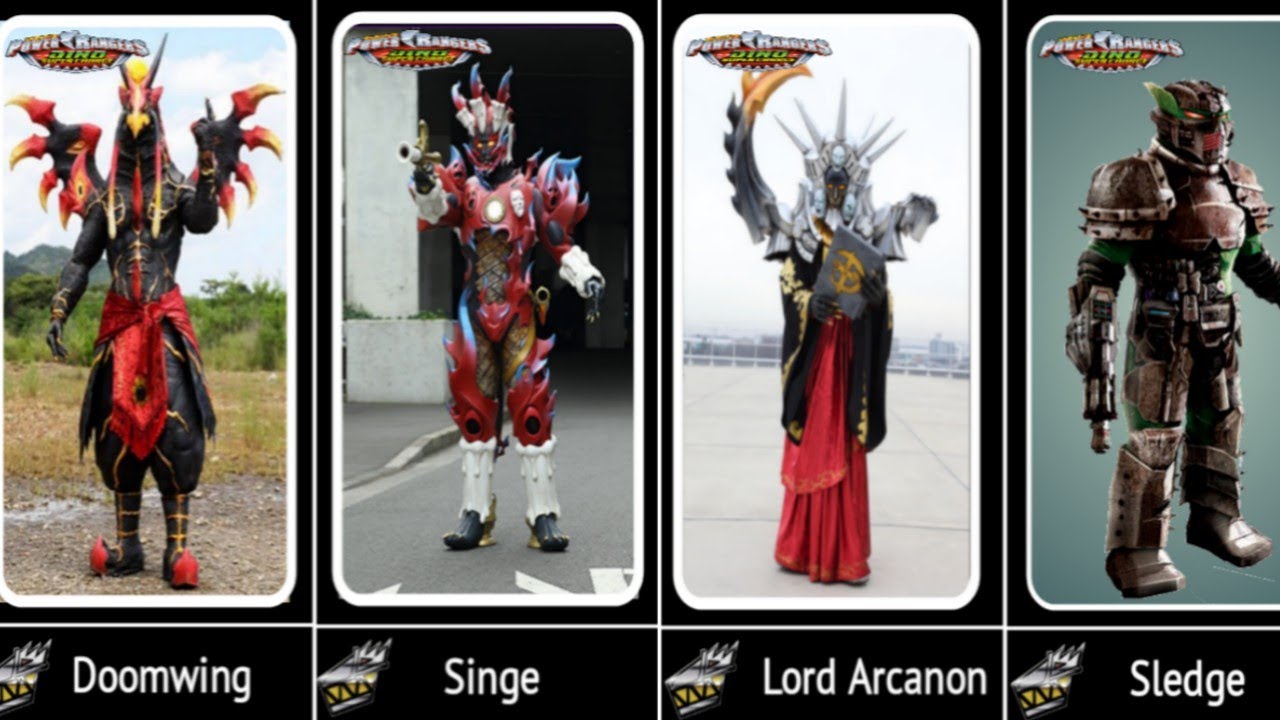 Power Rangers Dino Super Charge Villains/Monster's 👹 | Power Ranger ⚡ ||