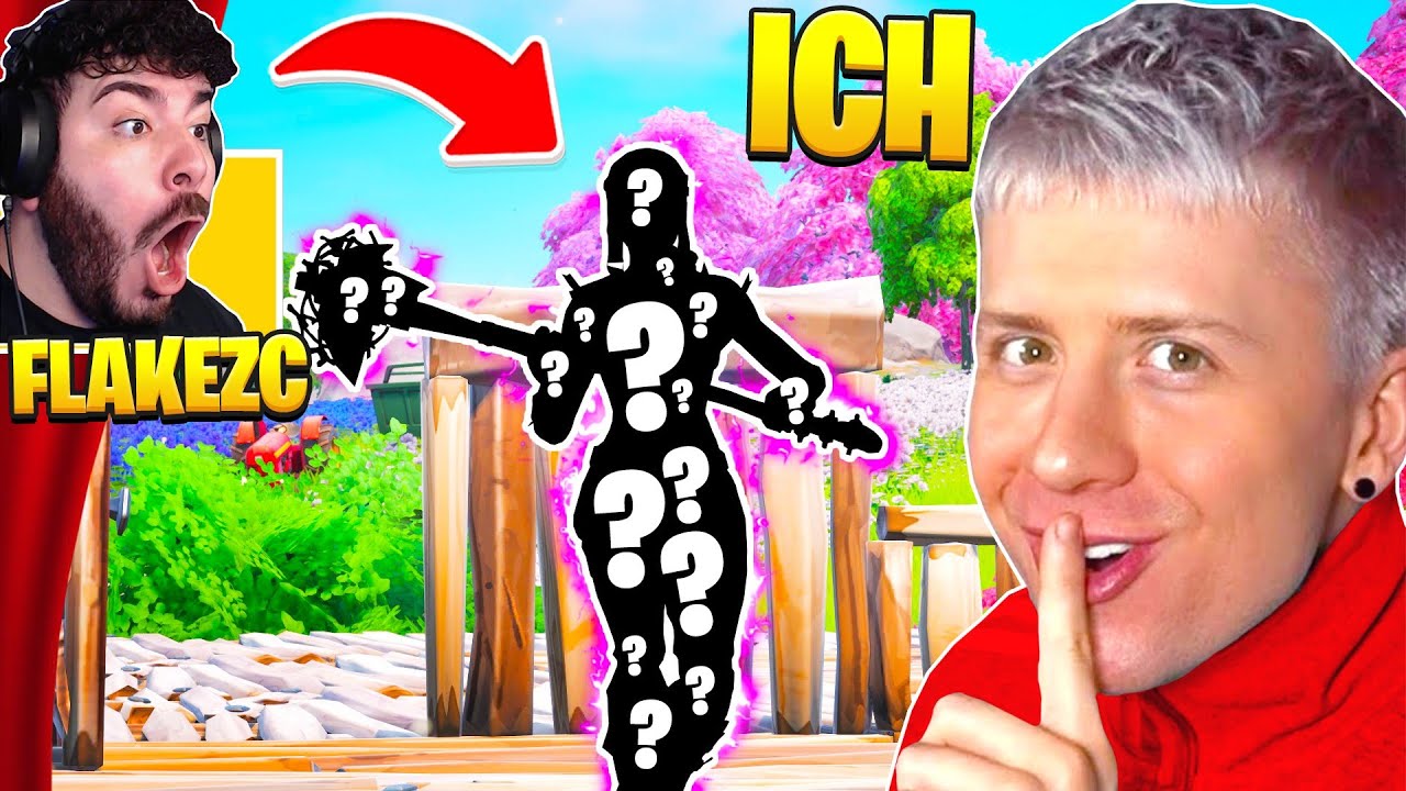 Ich gehe UNDERCOVER🕵️ in FLAKEZC sein OG SKIN CONTEST!😱