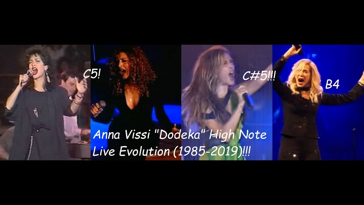 Anna Vissi "Dodeka" HIGH NOTE Through The Years Live (1985-2019)