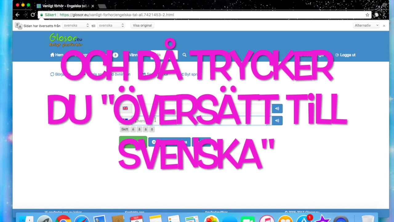 Hur man fuskar p&aring; Glosor.eu
