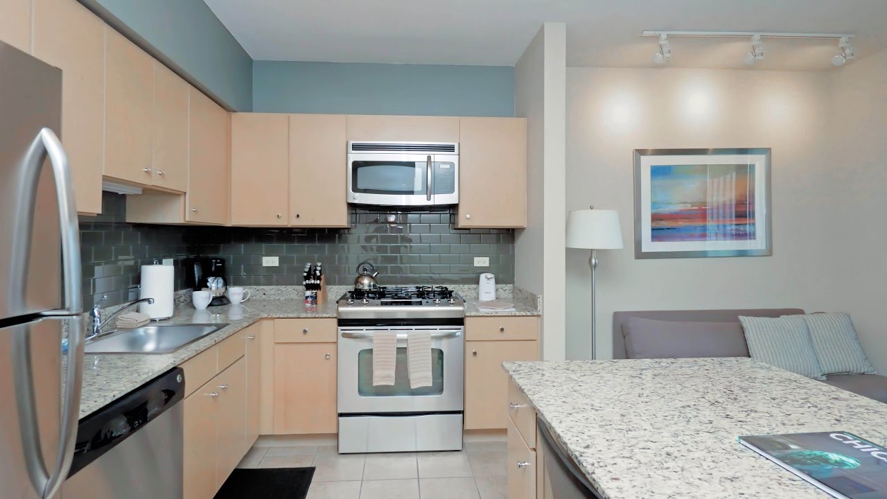 Fully Furnished Studio Video Tour with Suite Home Chicago