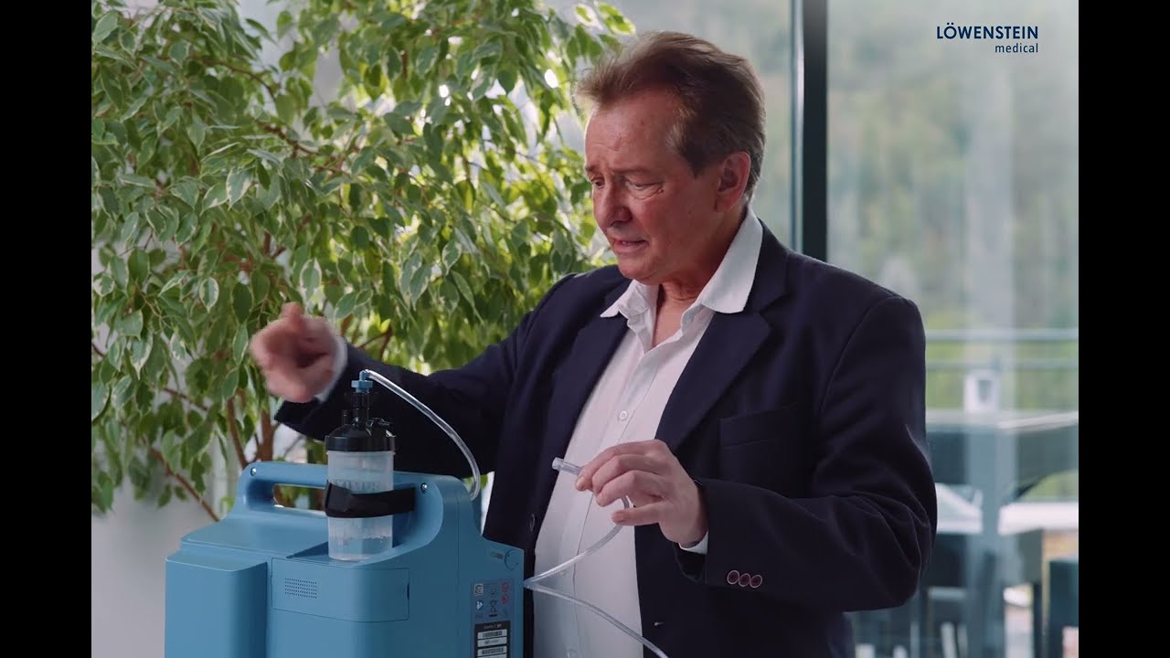 02 – Sauerstoffkonzentrator EverFlo | Befeuchterflasche