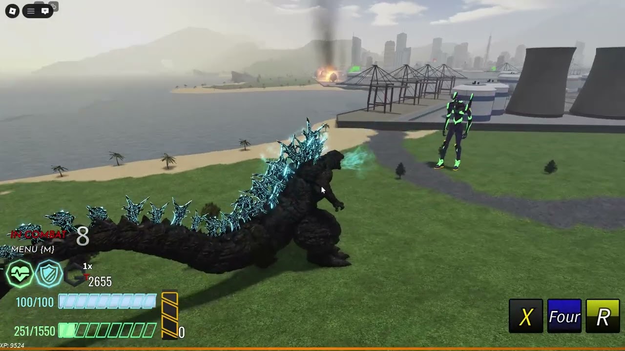 me and my friend made a movie in kaiju arisen