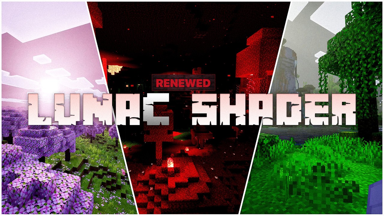 Lunac Shaders for Minecraft Bedrock and pe 26.0+ | Vibrant Visuals Shader