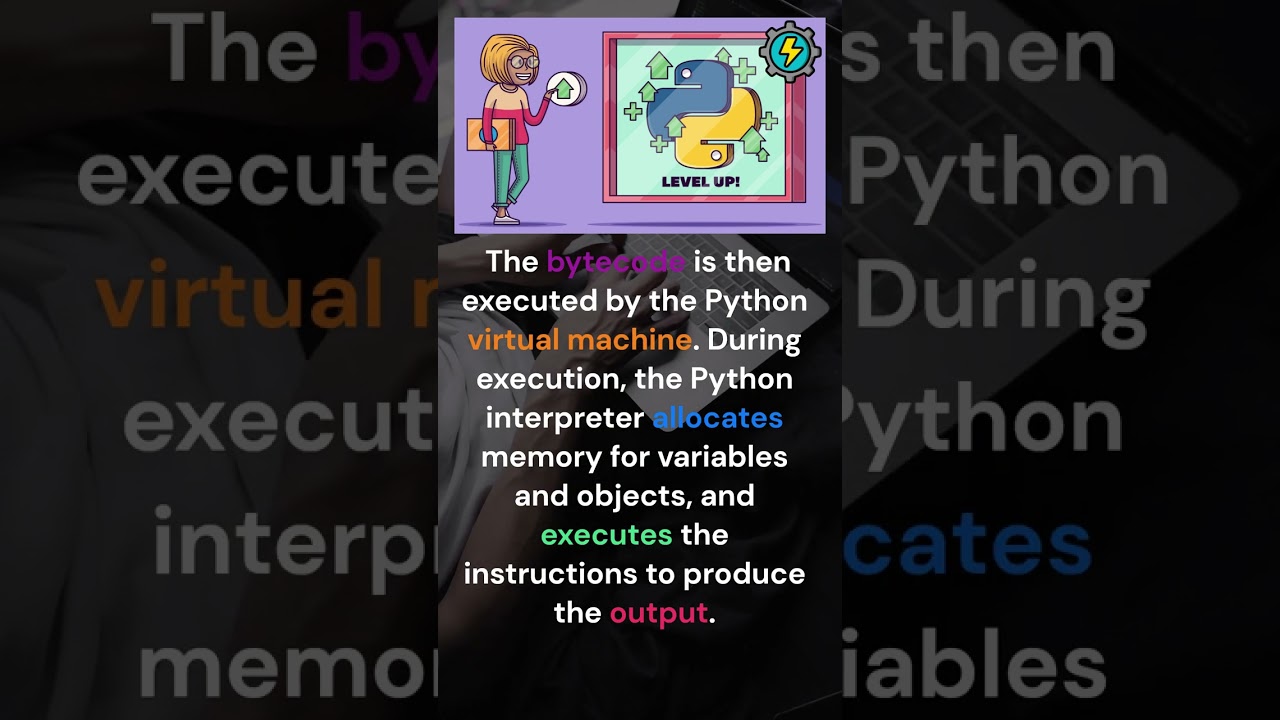 What happens in the background when you run a Python file? #python #pythonfile