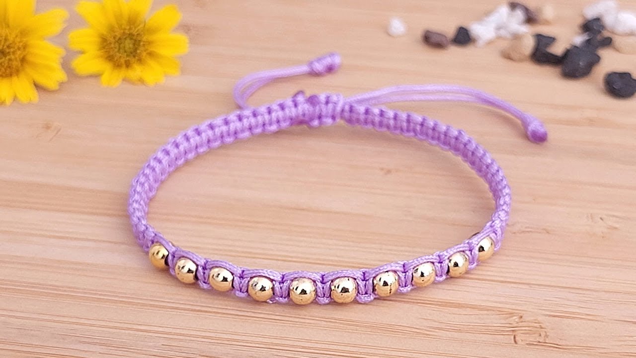 COMO HACER ESTA PULSERA DE HILO PASO A PASO /BRACELET