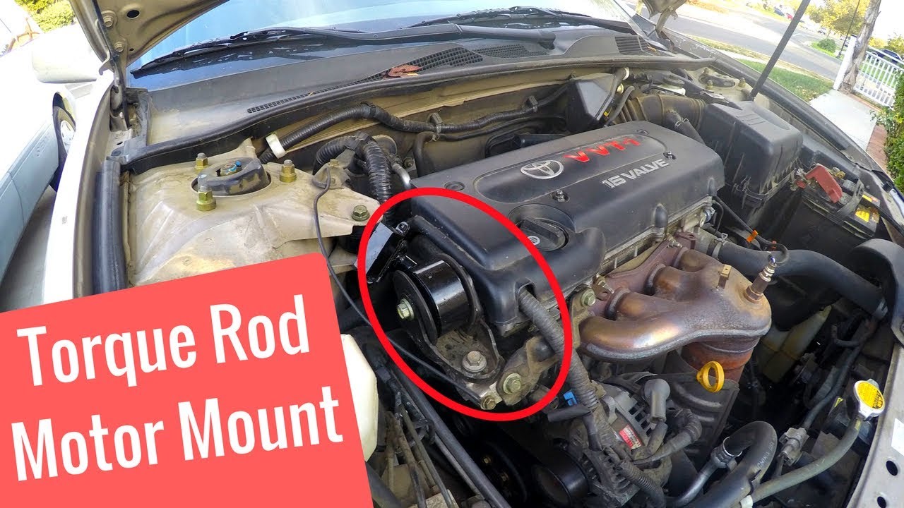 2005 Toyota Camry Torque Rod Motor Mount Replacement 2AZFE - Engine Shaking Fix