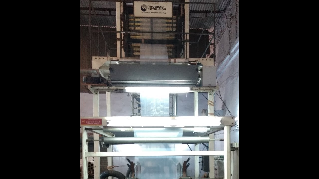 Used Extruder Machine For Sale Shubham Monolayer Blown Film Plant